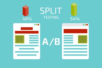 AB split testing